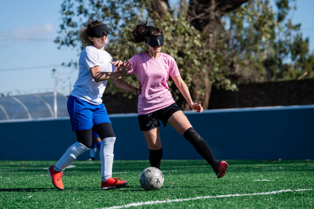istock Blind female soccer players 2159025957