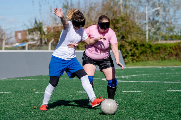 blind women's recreational soccer match