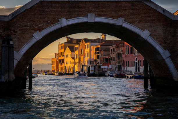 Cannaregio Canal At Sunset In Venice