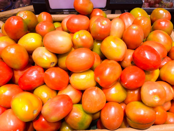 istock Fresh tomatoes sold in supermarkets 2159027154