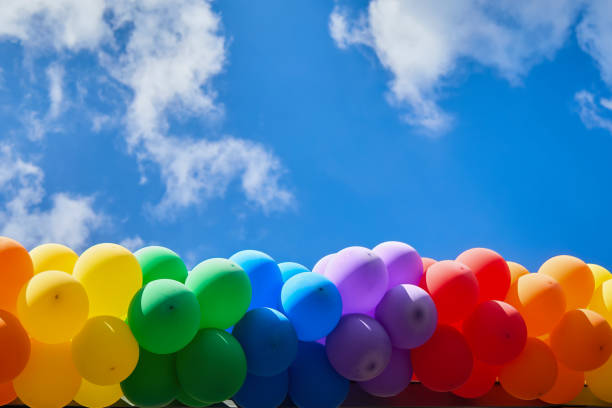 istock Colorful Balloons Against Blue Sky 2159034171