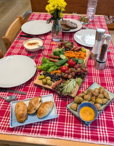 istock Summer Dinner for Three in a Canadian Home 2159039734
