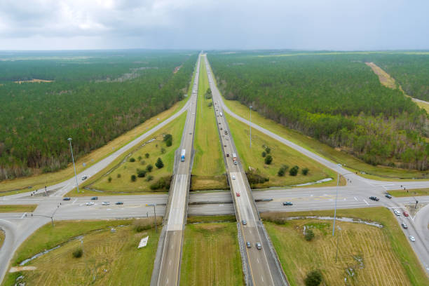 istock High speed highway in USA from a height 2159041487