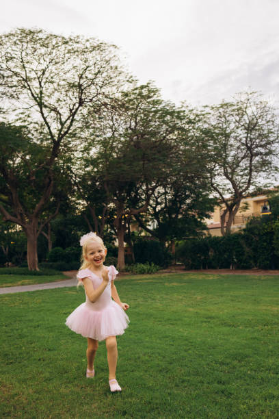 istock Joyful Ballerina Running in the Garden 2159051285