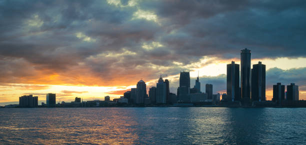 istock Detroit, Michigan - Skyline at Dusk 2159053814