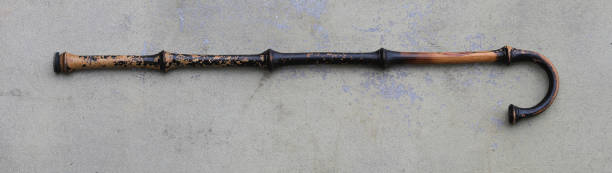 istock wooden cane with knob isolated 2159058294