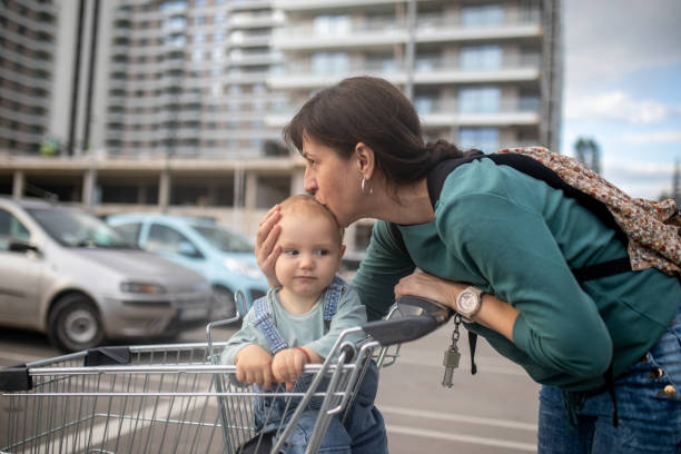 istock Our happy moments. First time shopping together. 2159058918