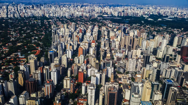 istock Aerial view of cities. 2159066320