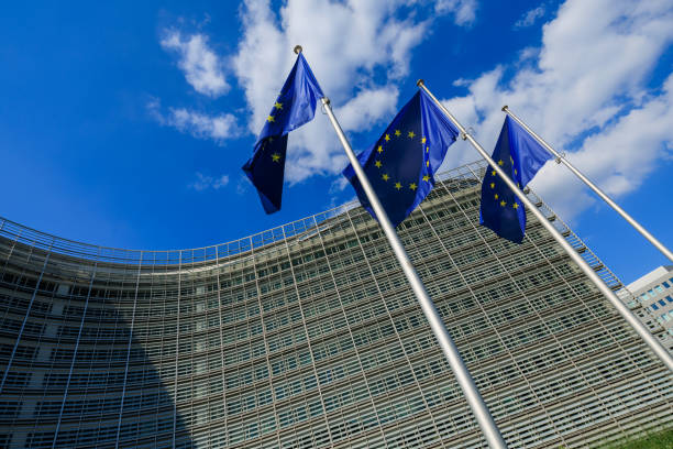 istock European flags in front of the Berlaymont 2159066409