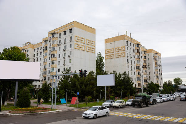 istock Apartment buildings in downton Tashkent. 2159073578