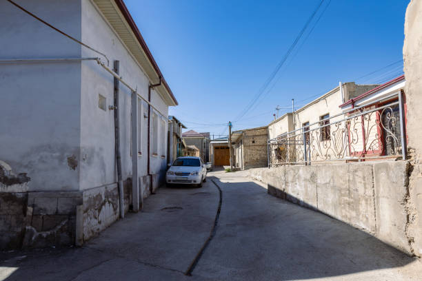Residental district in Bukhara, Uzbekistan