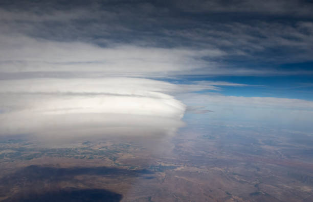 istock Cloud formations above the deserts of Chihuahua in Mexico 2159093687