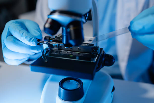 A scientist was using a microscope in a laboratory to examine foreign contaminants when the results came out incorrectly, a chemist conducted research test using microscope