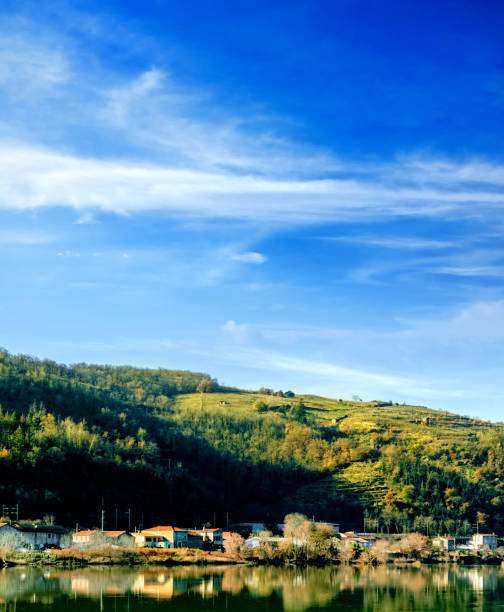 Townscape of Sablons, France