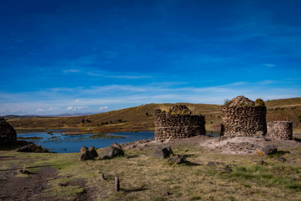 istock Chullpa (funeral tower) at Sillustani Cemetery, Hatuncolla, Puno Region, Peru. 2159101931