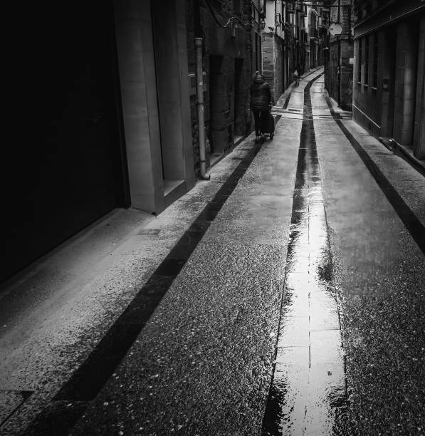 istock Dark alley in the city 2159103758