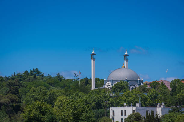 istock sultan abdulhamit han mosque and minarets.  uskudar, istanbul, Turkey. 2159105602