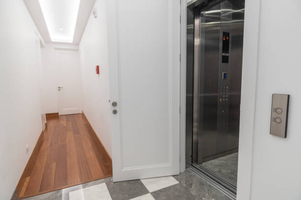 lobby entrance of apartment with elevator