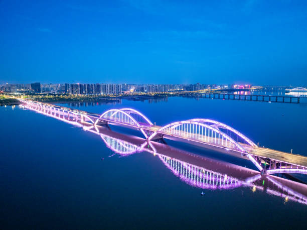 istock Modern cross-river bridges in China 2159109465