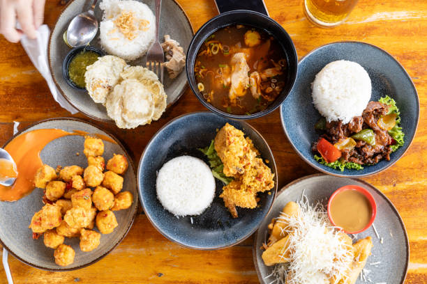 istock Top view of Indonesian cuisine on the table 2159114854