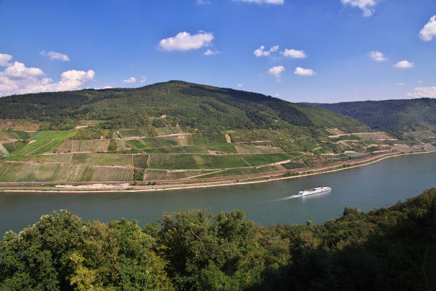 Rhine Valley in west Germany