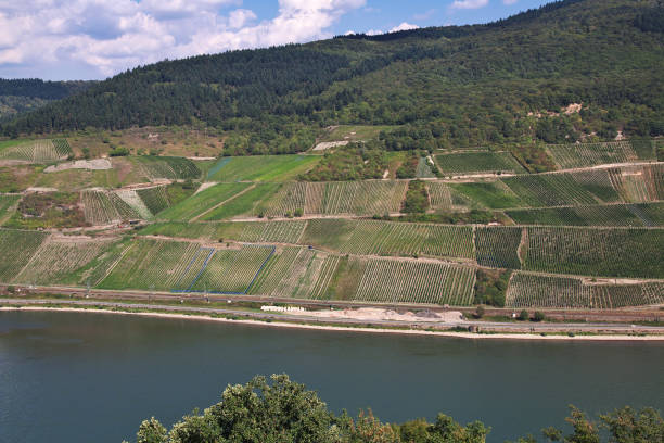 Rhine Valley in west Germany