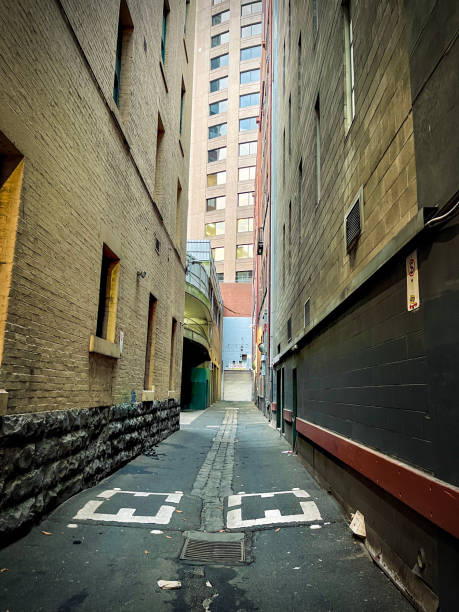 istock Narrow alleyway in downtown Melbourne 2159119680
