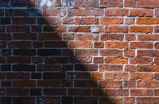 istock Wide angle Vintage Red brick wall Background 2159123635