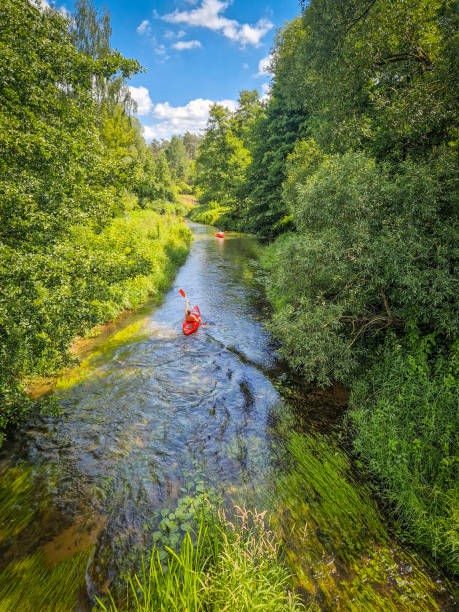 istock The small and wild Grabia river in central Poland. 2159123810