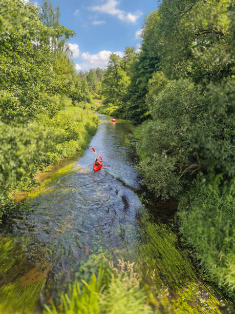 istock The small and wild Grabia river in central Poland. 2159123863