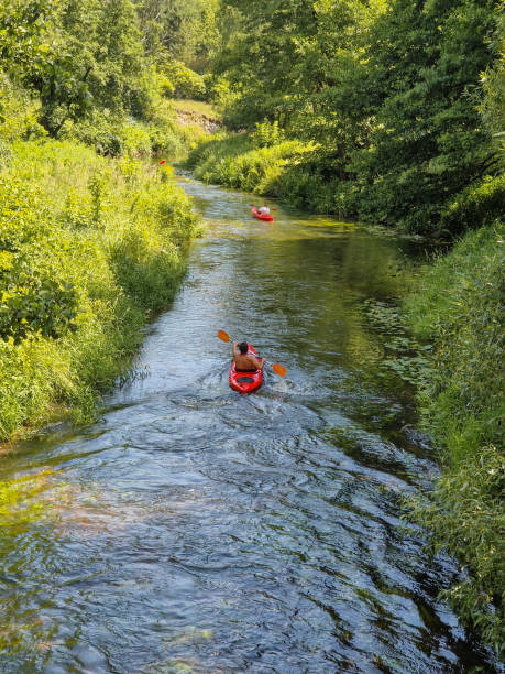 istock The small and wild Grabia river in central Poland. 2159123938