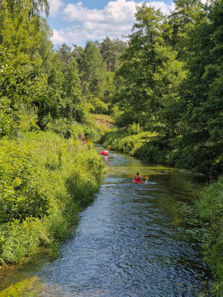 istock The small and wild Grabia river in central Poland. 2159124037