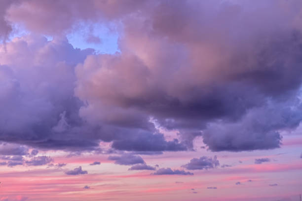 istock Dramatic and idyllic sunset with orange colors 2159125842