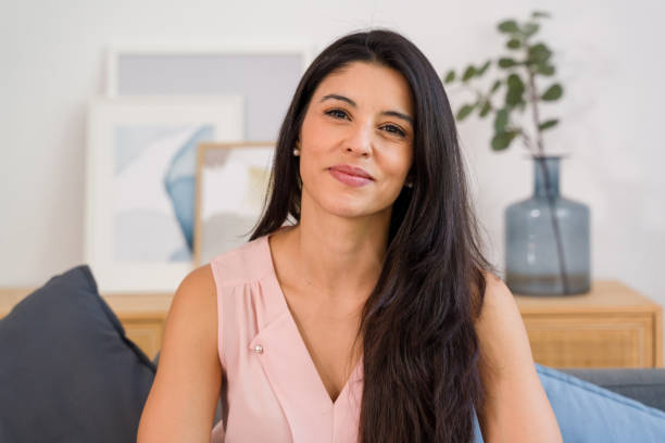 istock businesswoman smiling at home office 2159125963