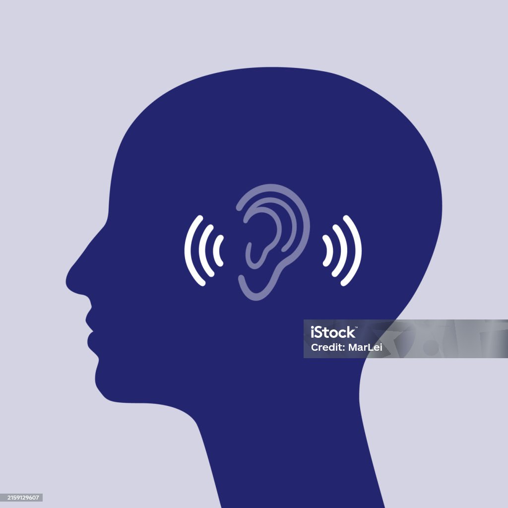 Sense Of Hearing Auditory Perception Stock Illustration - Download ...