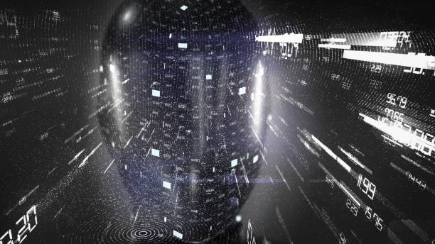 istock Abstract head of a humanoid. 2159133122