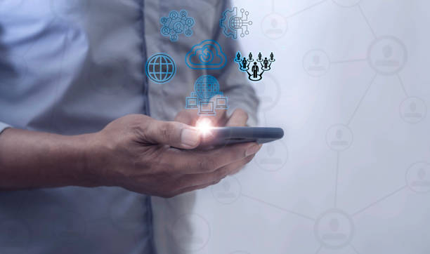 istock Interconnect, Interconnected Concept; People connect via wireless internet in a world of digital technology and communications that connect freely around the world 2159133971