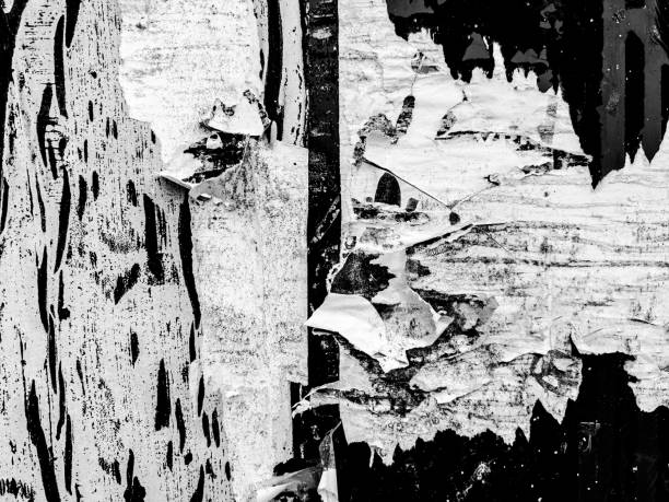 Grunge Revival: Evocative Textural Harmony in Old Poster-Inspired Backgrounds
