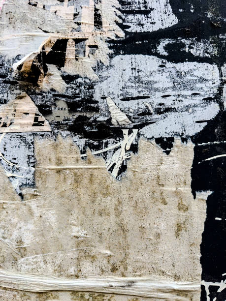 Grunge Revival: Evocative Textural Harmony in Old Poster-Inspired Backgrounds