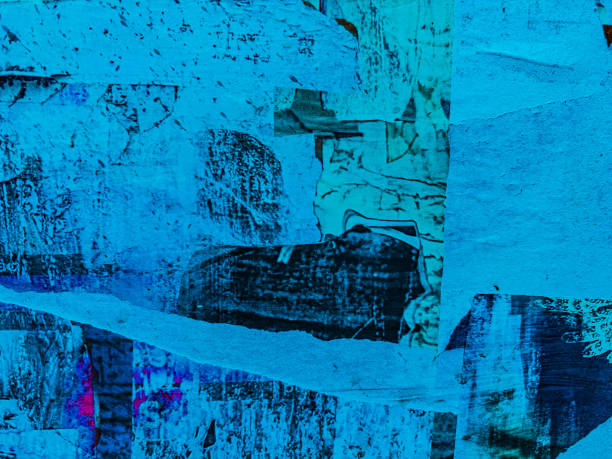 Grunge Revival: Evocative Textural Harmony in Old Poster-Inspired Backgrounds