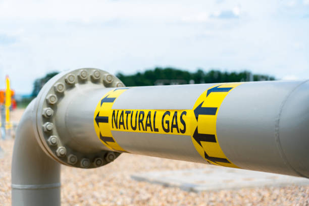 istock High pressure transport pipe showing natural gas and flow direction 2159135922