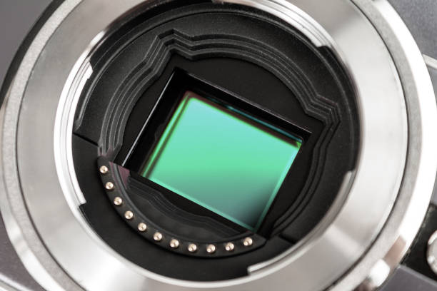 istock Sensor, photosensitive. Sensor photographic in digital camera close-up macro. 2159139242