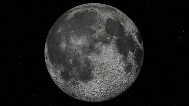 istock The moon against a starry black background of detailed CGI image 2159145850