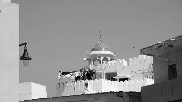 istock Monochrome Urban Scene Mosque Dome Architectural Detail 2159153085