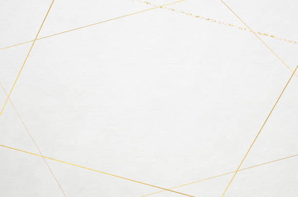 istock White Japanese Washi paper texture with classy gold pattern 2159154038