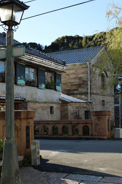 Perry Road's buildings have a nostalgic feel and a historic atmosphere.