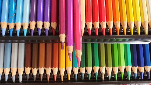 istock Colored wooden pencils for drawing 2159167171