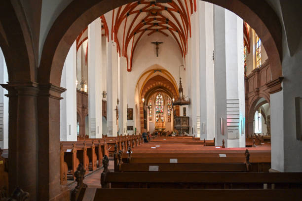 Leipzig, Saxony, Germany, May 2, 2024 - St. Thomas Church (Thomaskirche) in Leipzig, Germany.