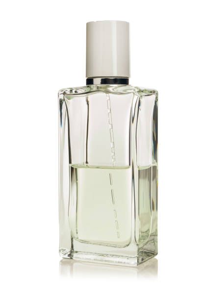 istock Bottle of perfume women's men's perfume, aromatic eau de parfum, isolated on white background 2159170000