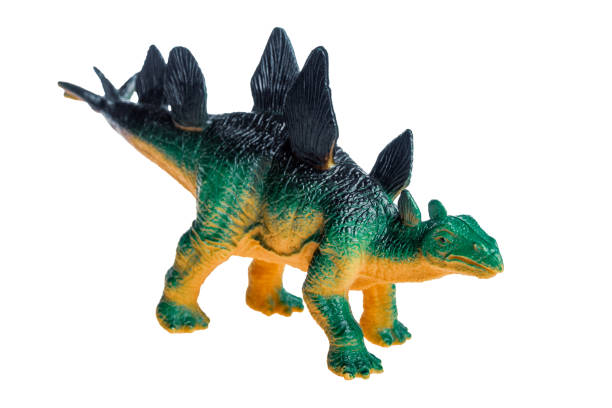 istock Plastic toy dinosaur for children's games isolated on white background 2159170154